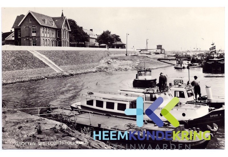 Ansichtkaart Tolkamer Douane haven -Douane kantoor Coll. G.B.Janssen